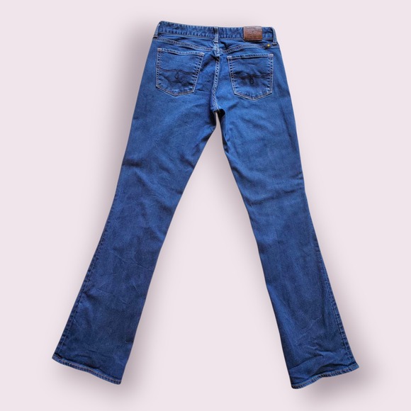 Lucky Brand Leyla Bootcut Jeans Womens Size 6/28 Dark Wash Denim - Picture 2 of 9